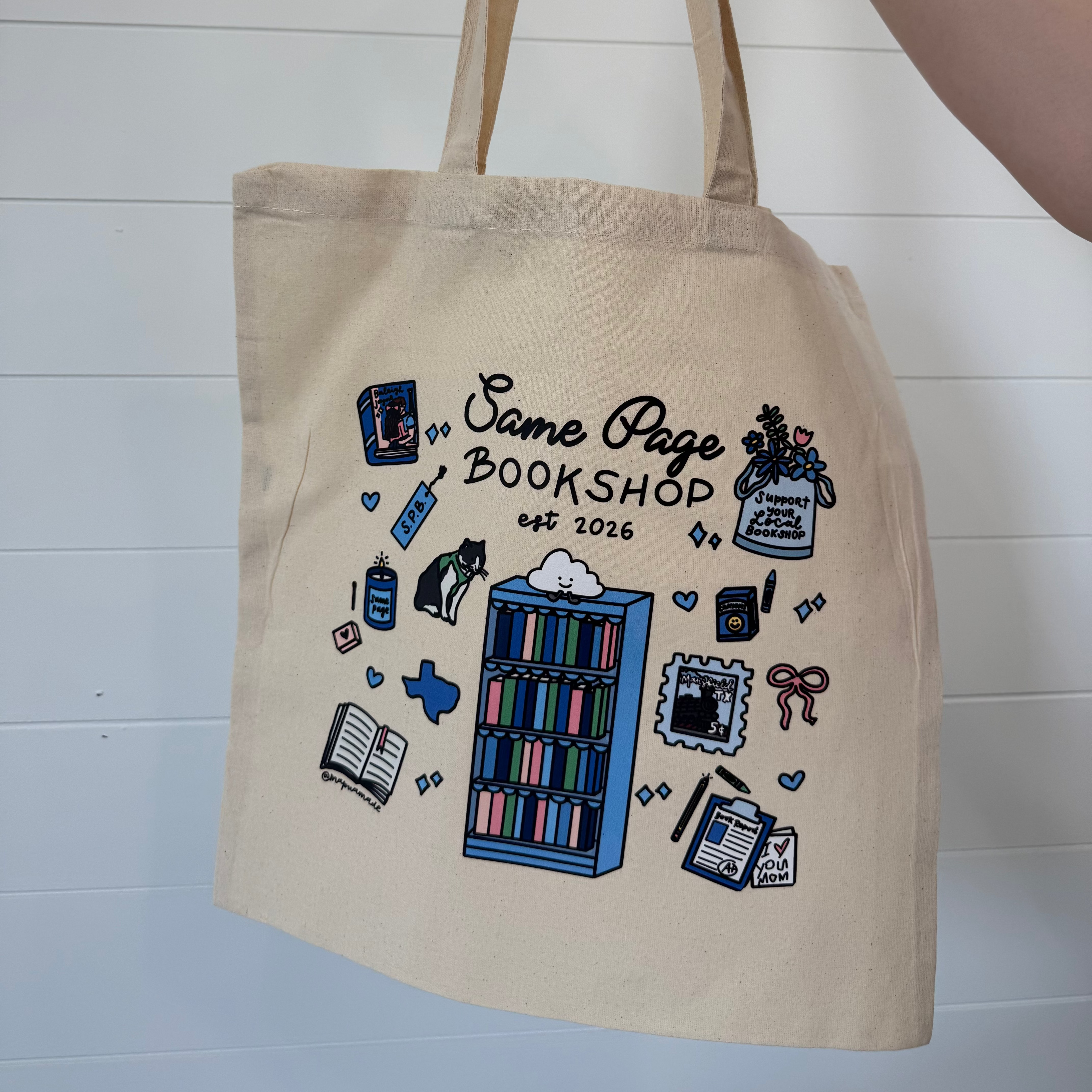 Same Page Tote Bag