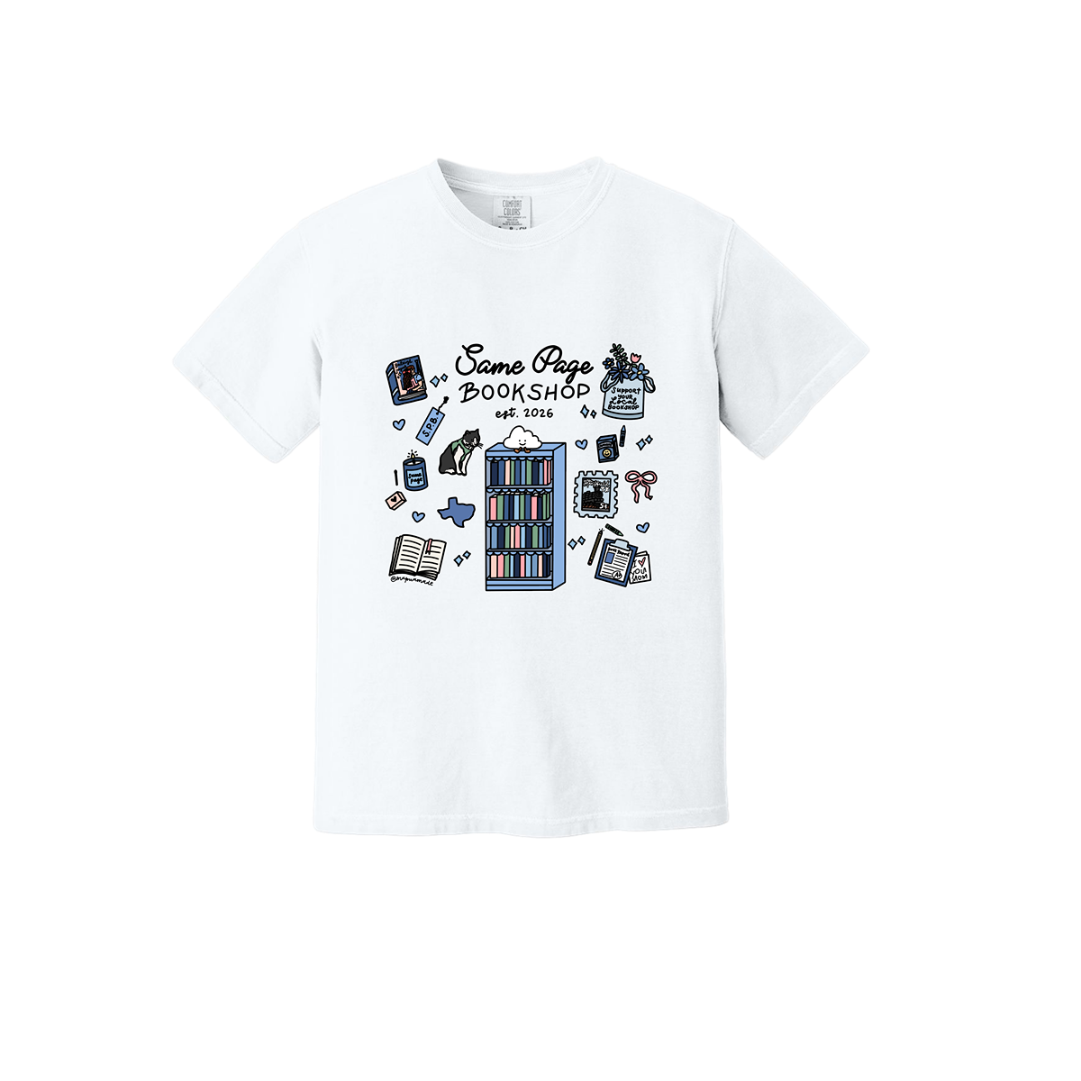 Same Page Bookshop T Shirt
