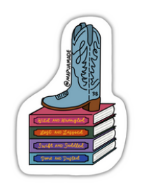 Lyla Sage Book Stack Sticker