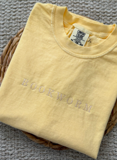Bookworm Butter Comfort Colors Tee