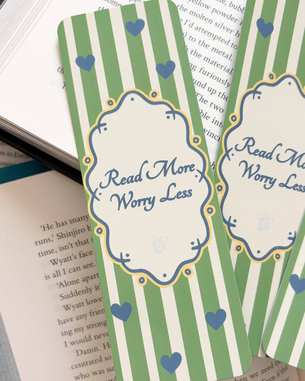Read More Worry Less Bookmark