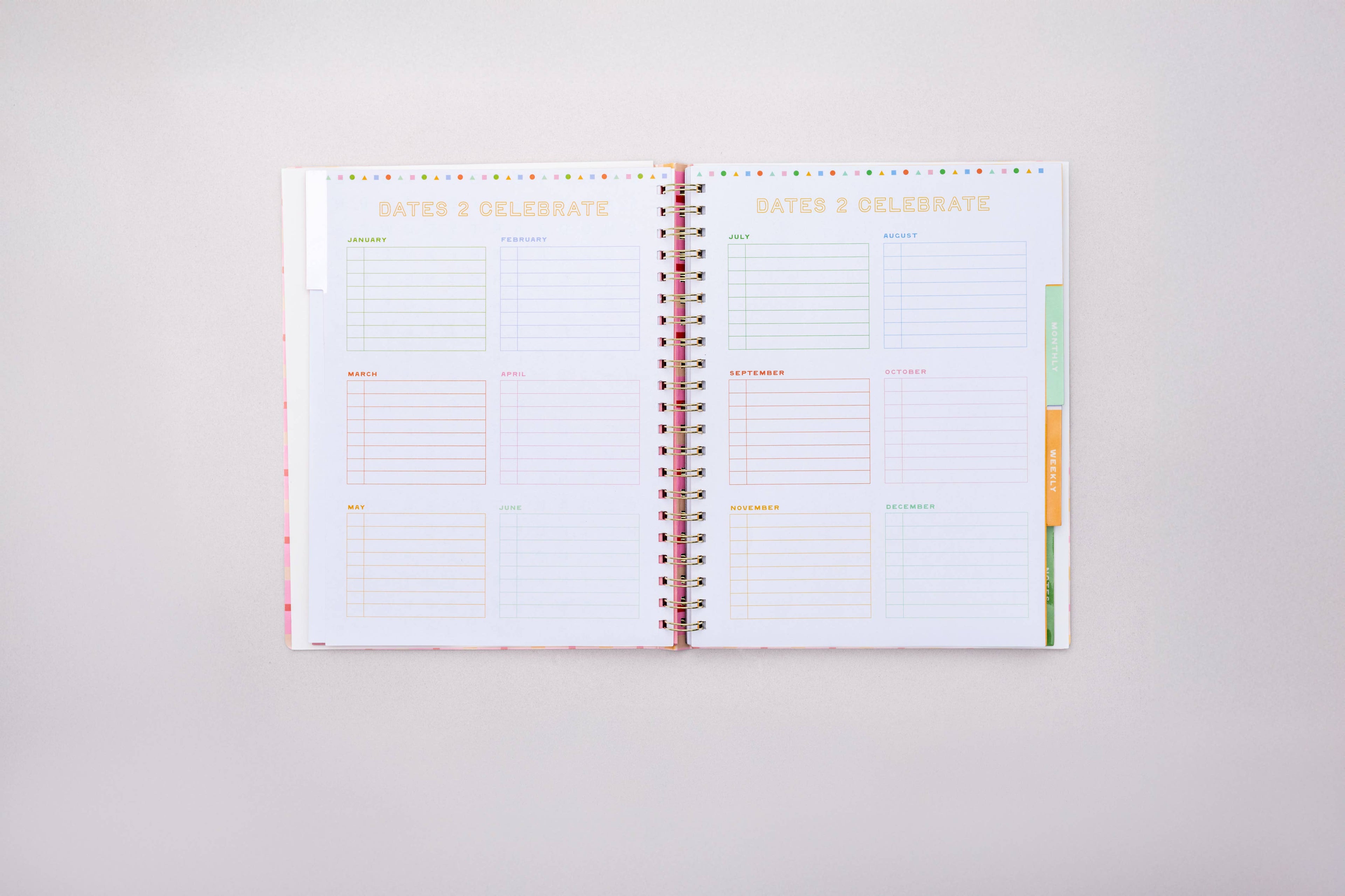 Weekly Undated Planner (Semi-Concealed), Ready for Anything