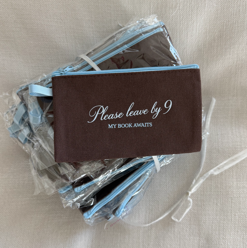 My Book Awaits Zipper Pouch