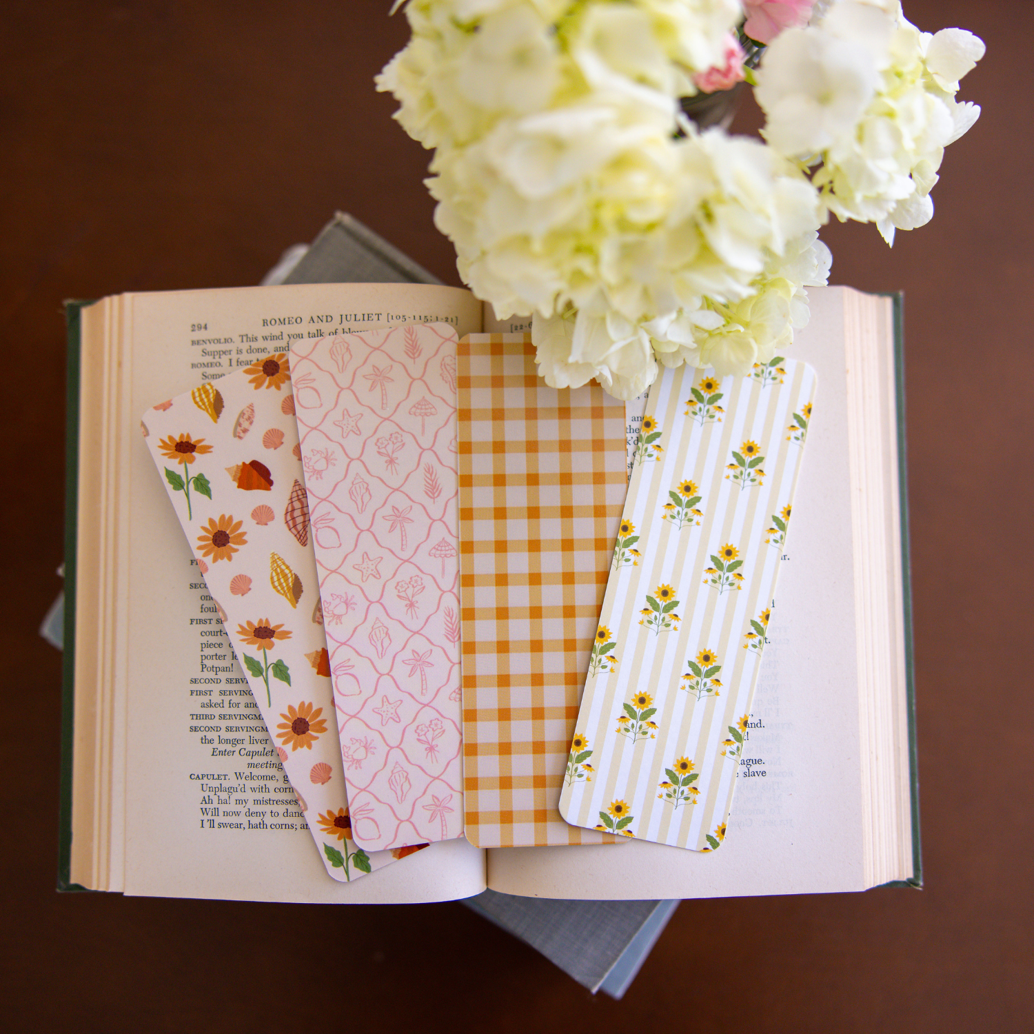 Orange Gingham | Bookmark