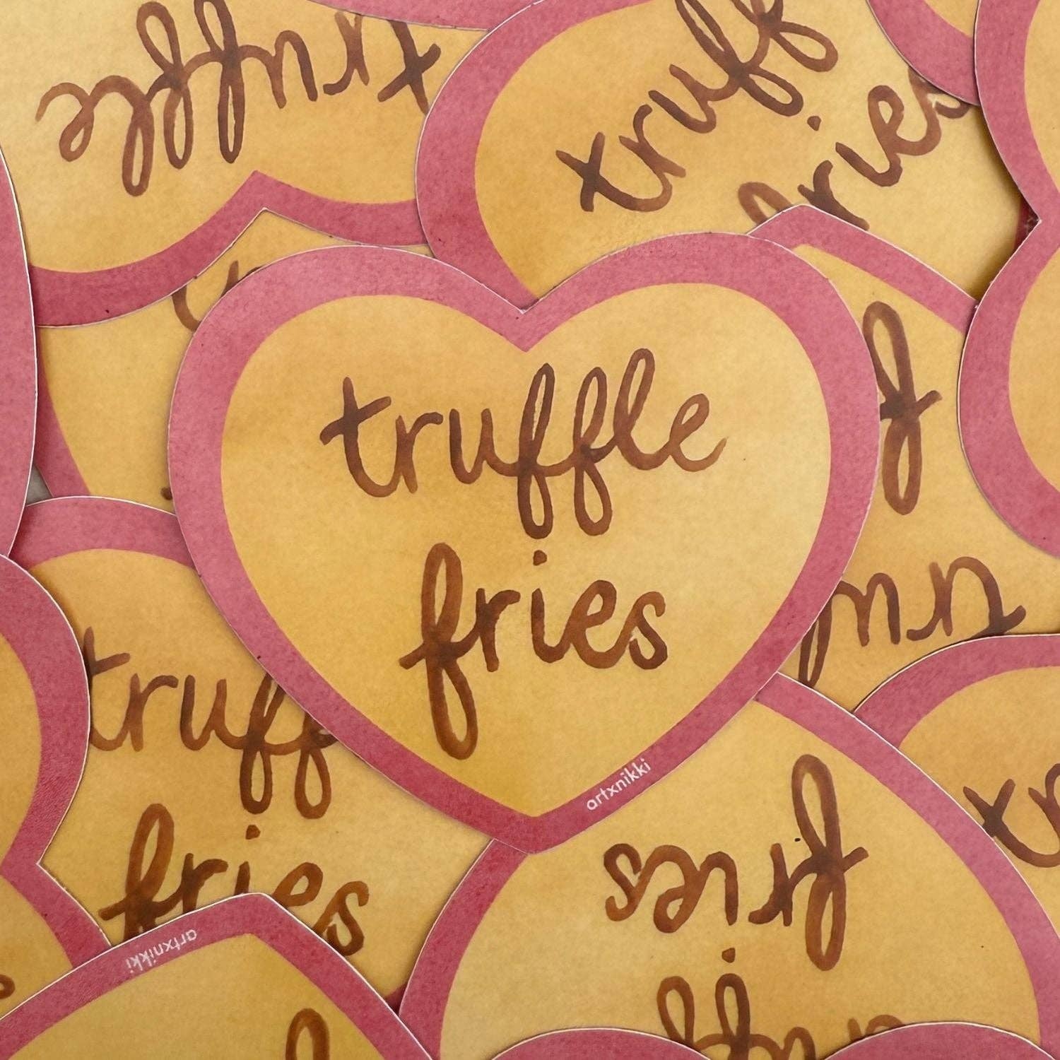 I Love Truffle Fries Sticker