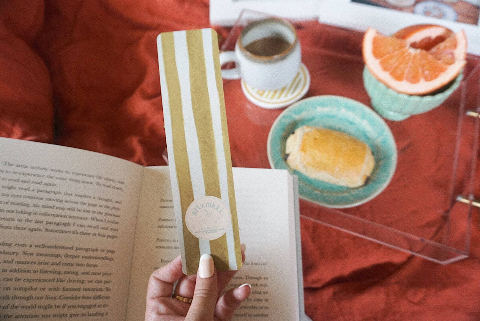 Slow Mornings Only Bookmark