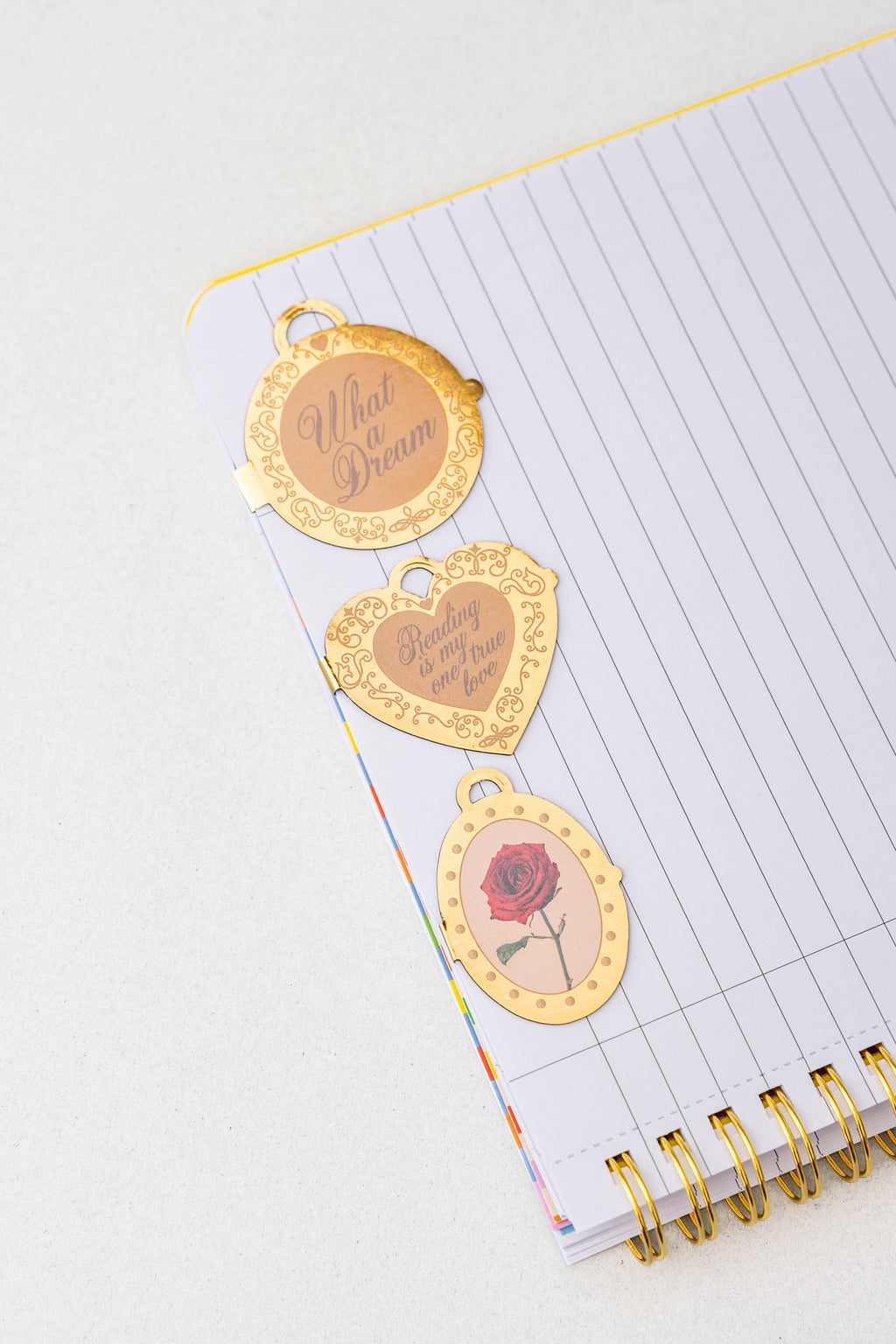 Magnetic Bookmarks, Lockets