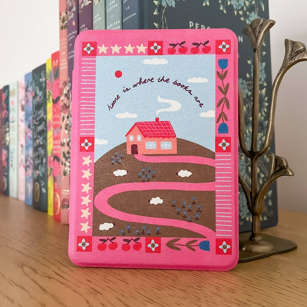 Home Is Where The Books Are Kindle Case: Clear Back / Paperwhite 11 Gen. (2021)