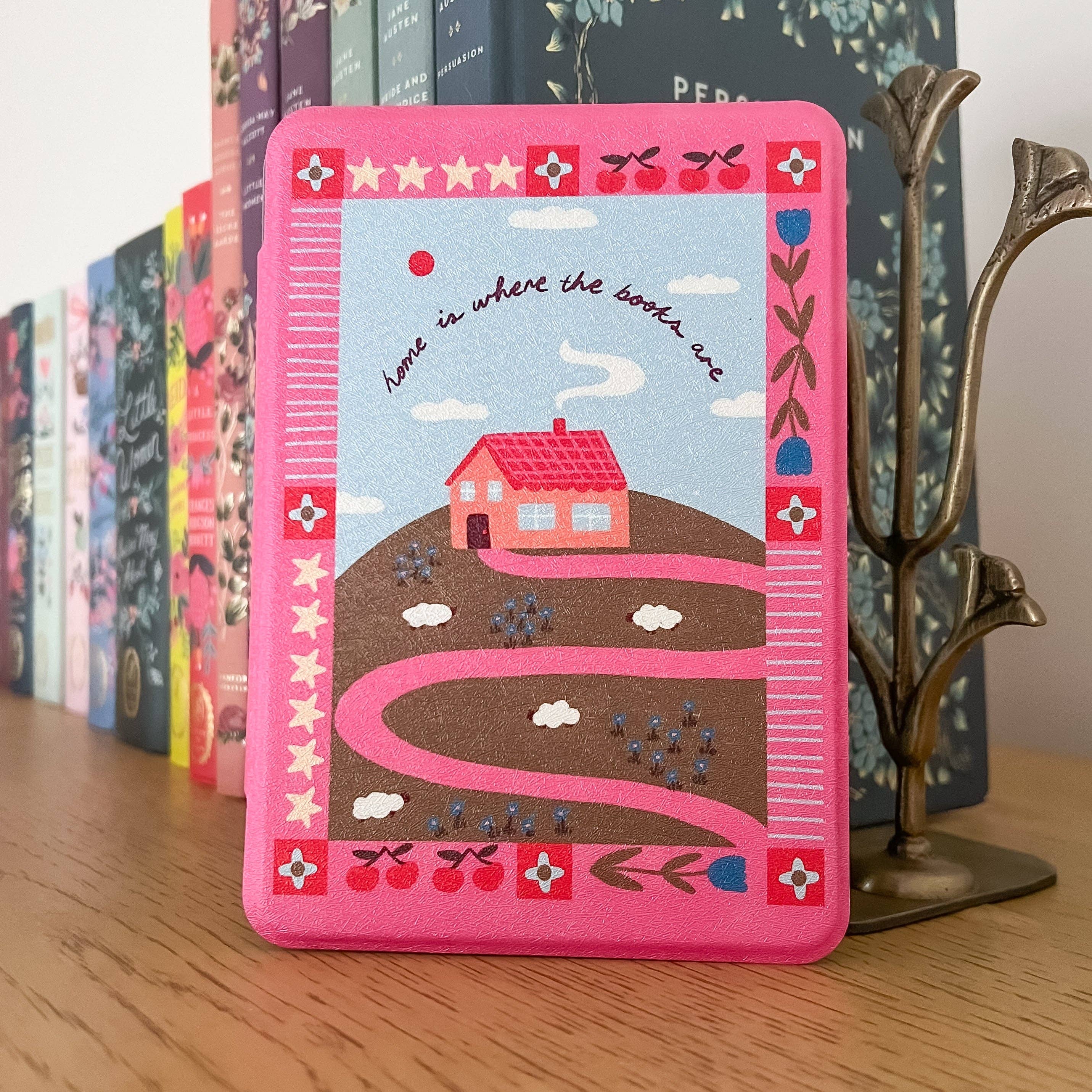 Home Is Where The Books Are Kindle Case: Clear Back / Paperwhite 11 Gen. (2021)