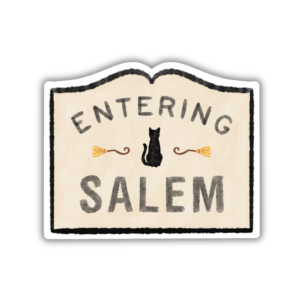 Entering Salem | Sticker 3"