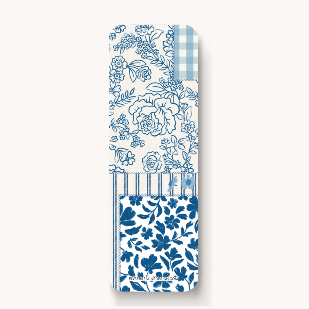 Coastal Patchwork Bookmark | Bookish & Reading