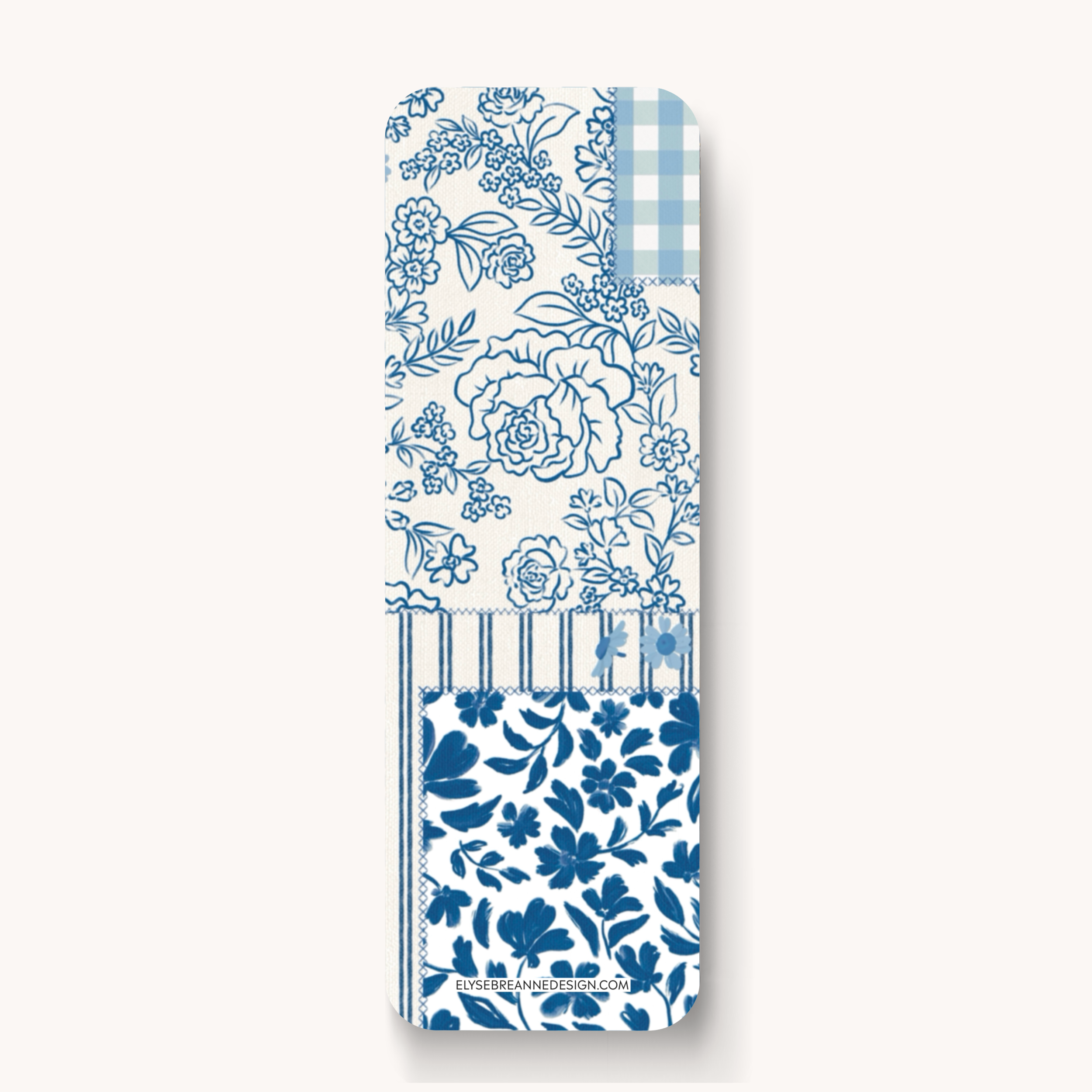 Coastal Patchwork Bookmark | Bookish & Reading
