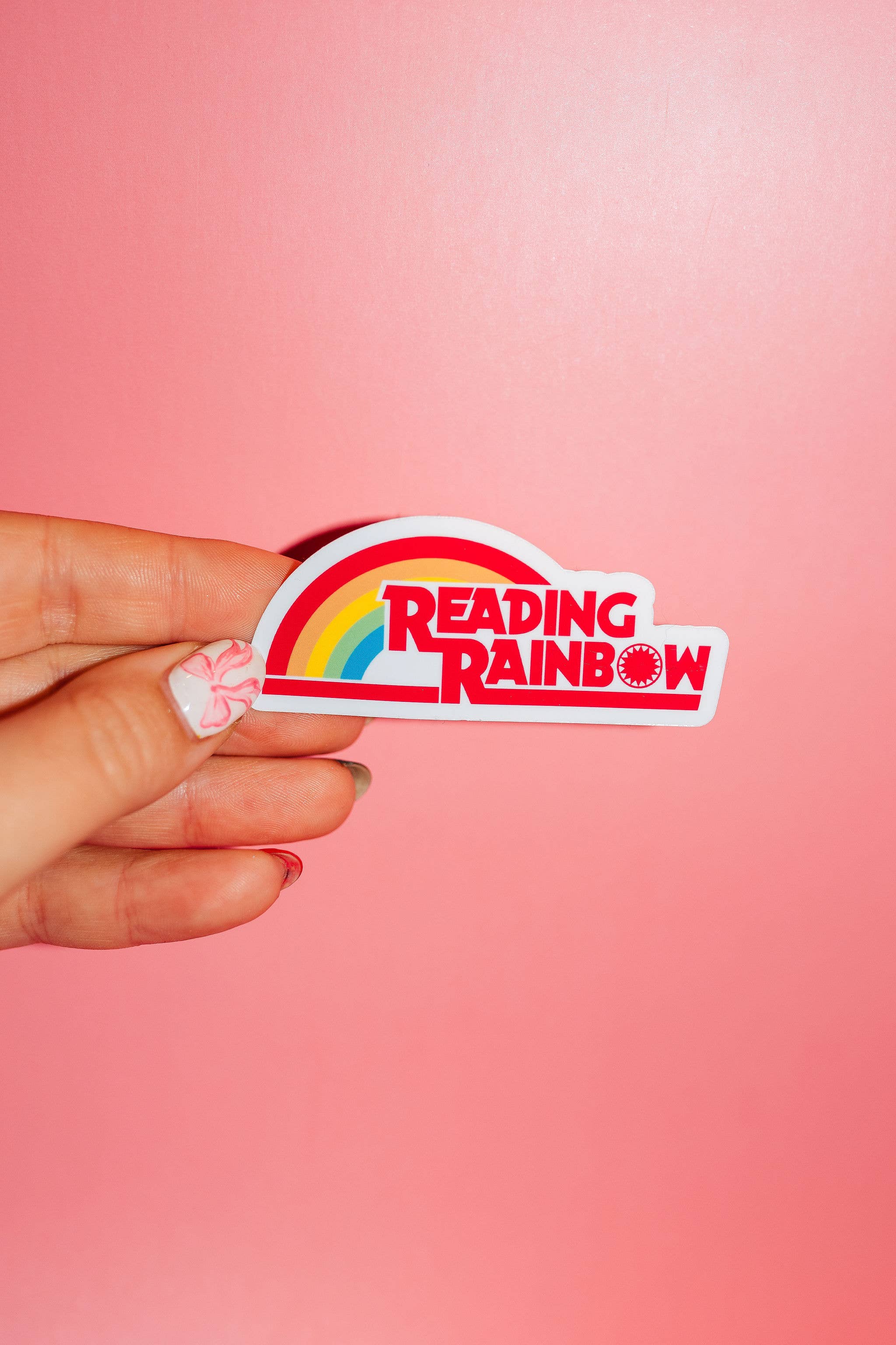 Reading Rainbow Sticker, 80s 90s 2000s Retro Nostalgic TV