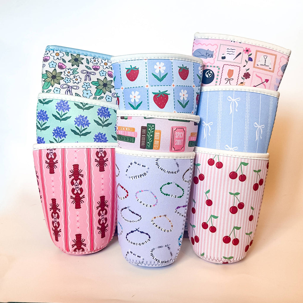 Grandmillenial Bows | Iced Coffee Sleeve  : Small