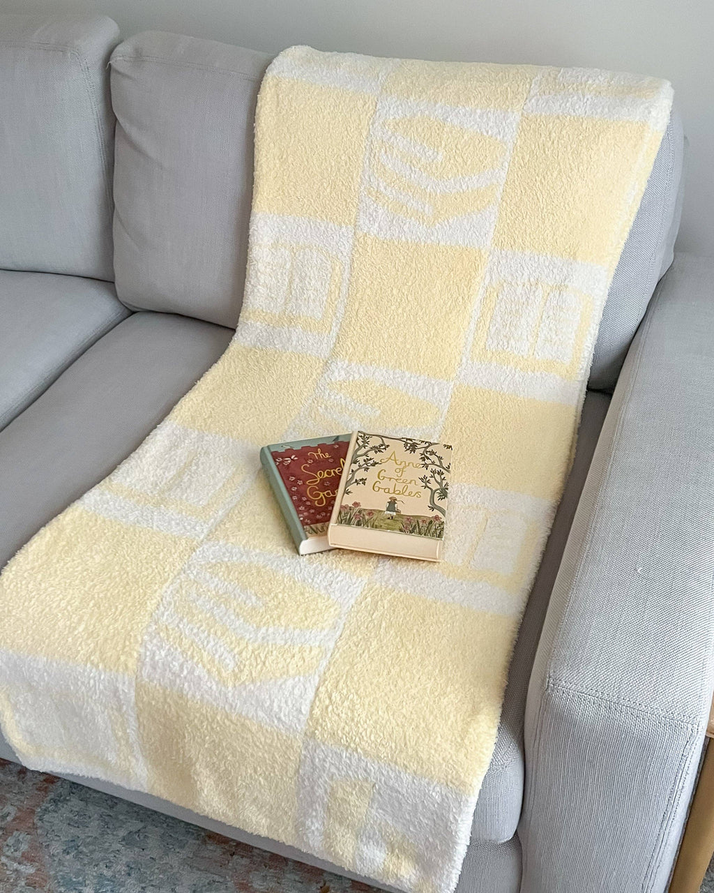 The Bookish Blanket: Light Blue