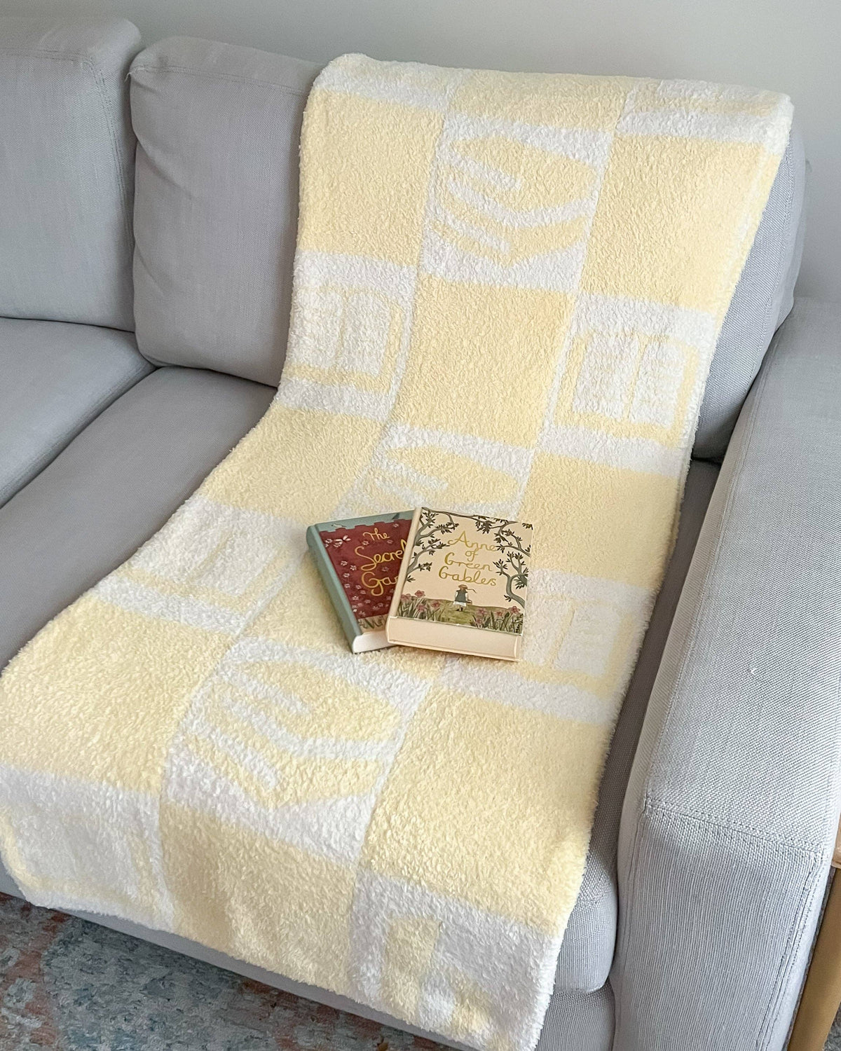 The Bookish Blanket: Light Blue