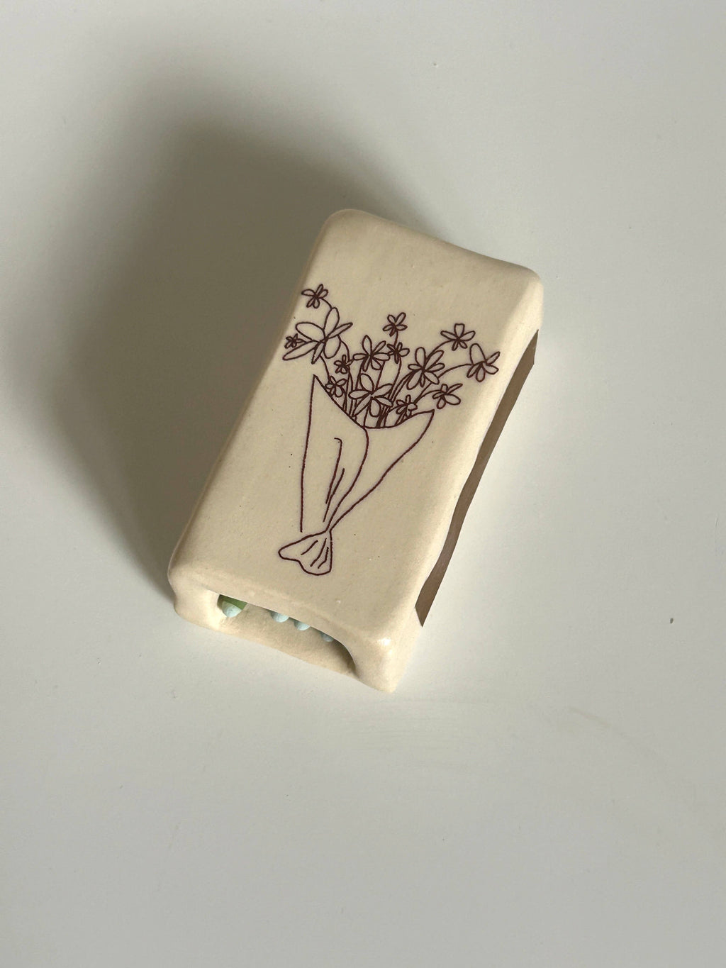Handmade Daisy Bouquet Matchbox