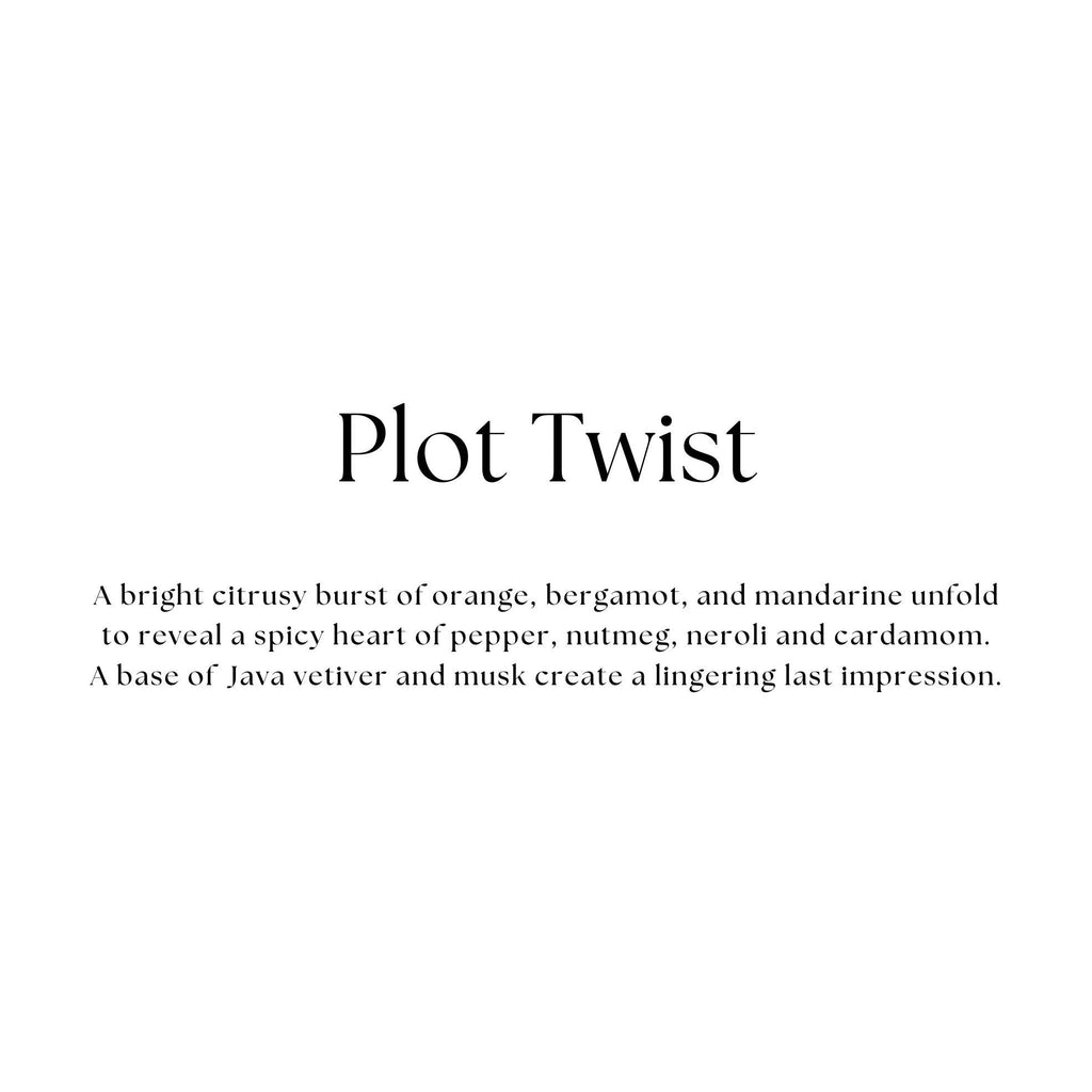 Hand-Poured Candle - Plot Twist - 6.5 oz Amber Jar: 9 oz Amber Jar