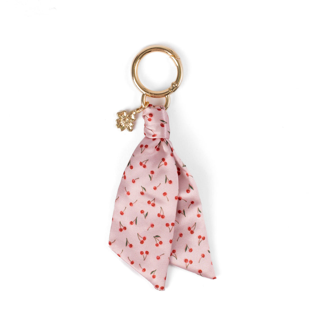 Floral Satin Keychain: Spring Garden