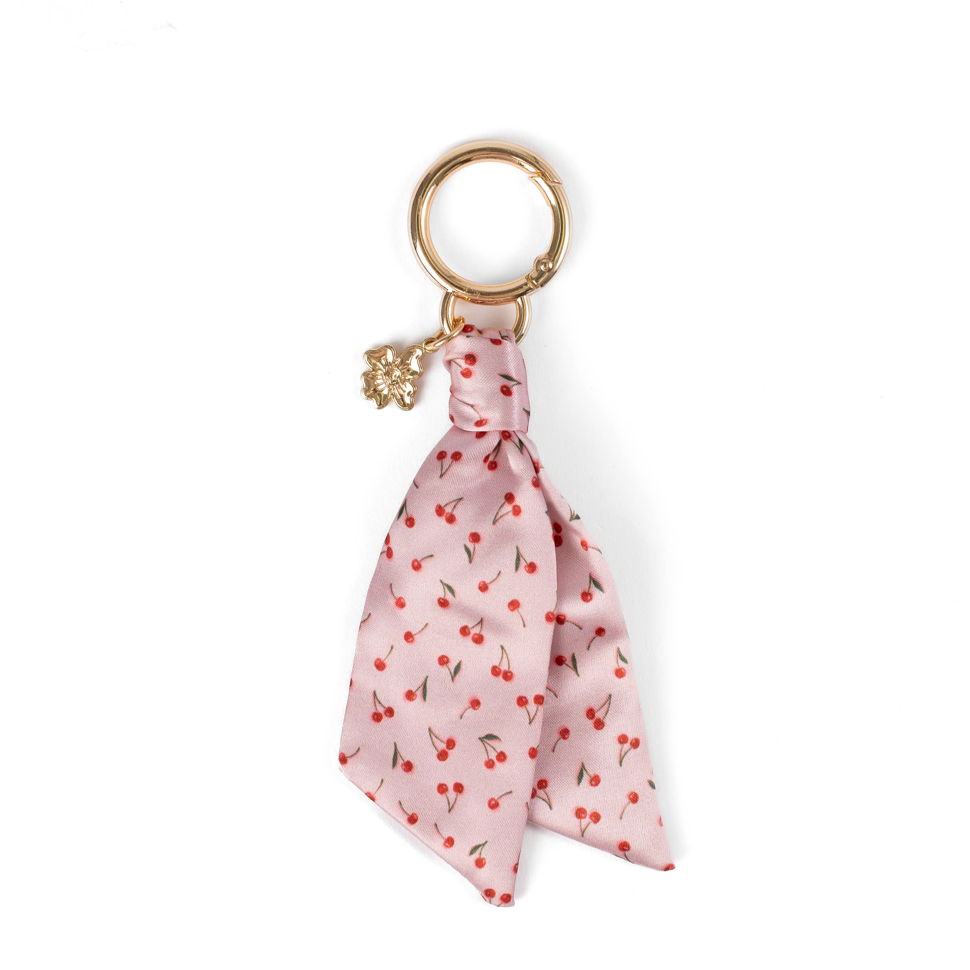 Floral Satin Keychain: Spring Garden