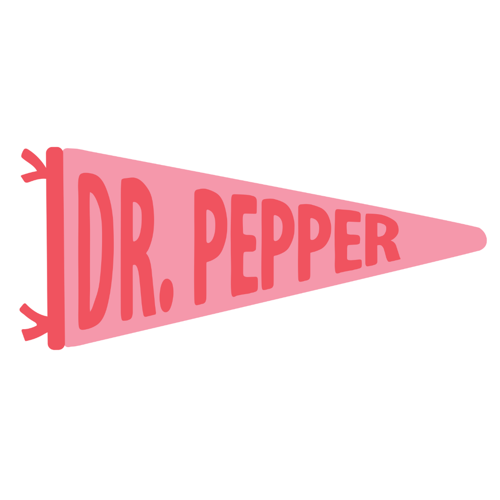 Dr Pepper Banner Sticker