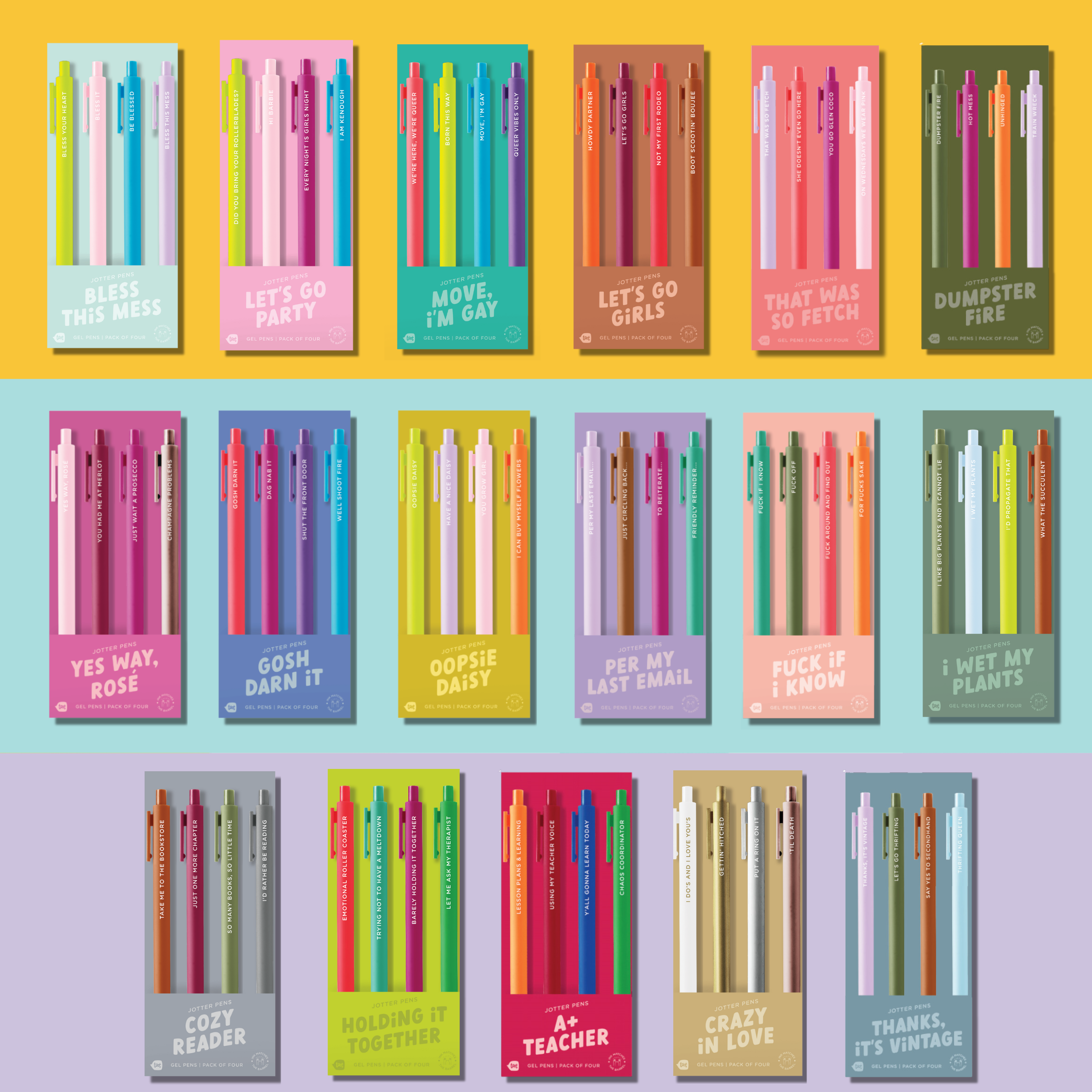 Jotter Sets 4 Pack (New Sets!!!): A+ Teacher