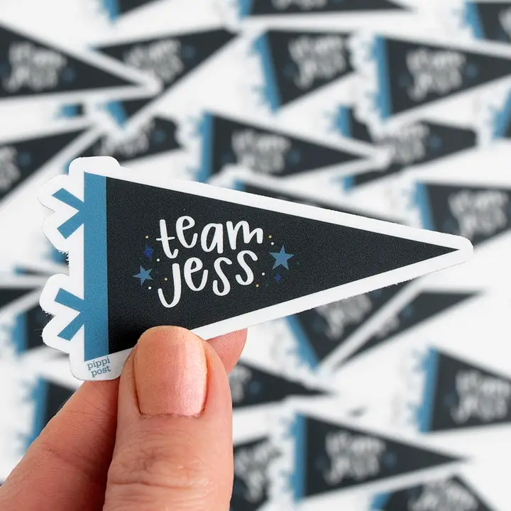 Team Jess Flag Sticker