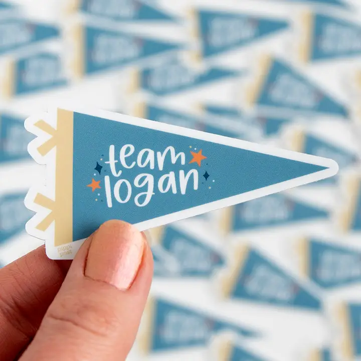 Team Logan Flag Sticker